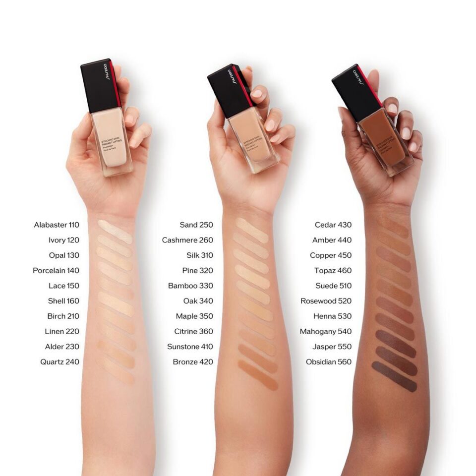 Bases de longa-duração, confortáveis e com acabamento radiante? Encontra na Shiseido