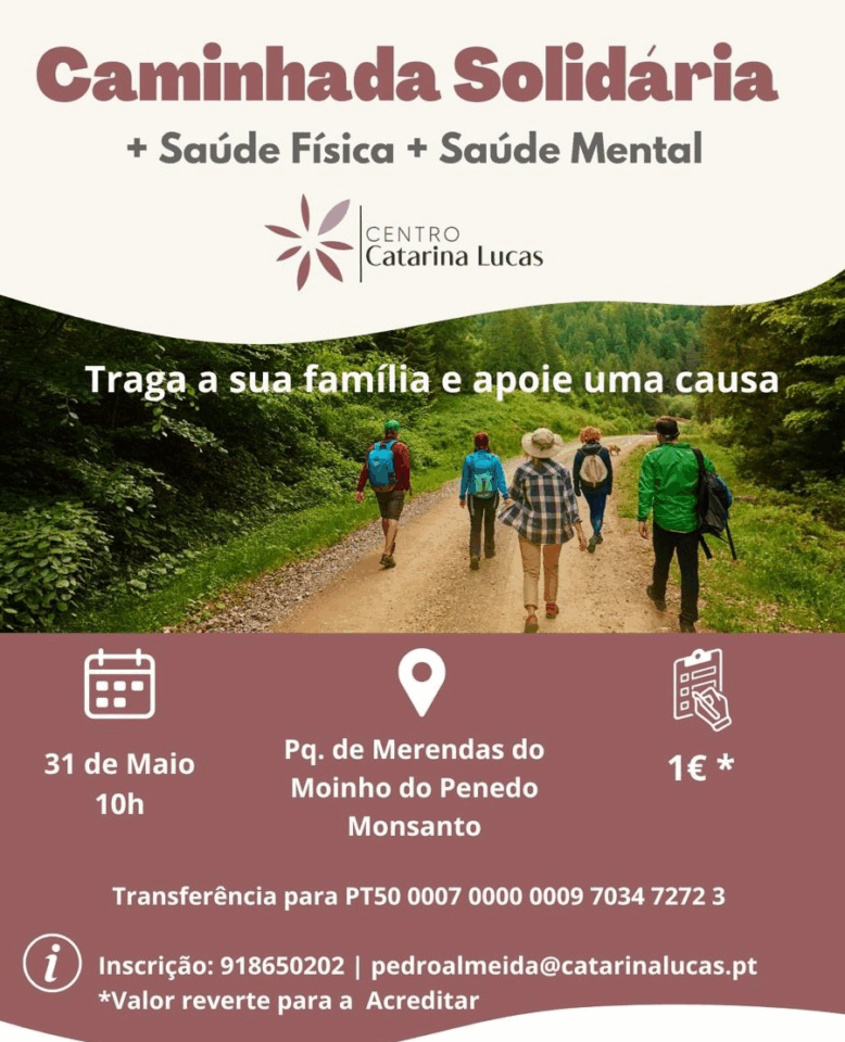 «Venha respirar fundo, mexer o corpo e apoiar uma causa maior», é o desafio da psicóloga Catarina Lucas